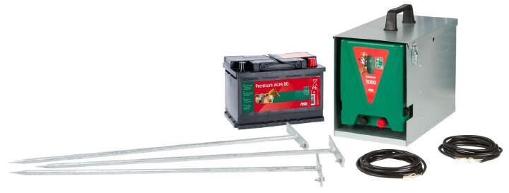 AKO Weidezaungerät Savanne 3000 Starterset